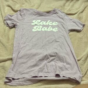 Purple lake babe t-shirt